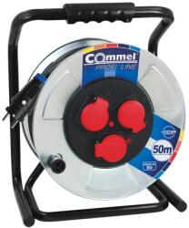 Commel Mătură de cablu Commel - Profi line, 50 m, 3x230V, IP44, H05RR-F 3G2.5 (200-325)
