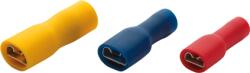 Plastim Terminale mamă complet izolate 0, 5-1, 5 mm2, soclu 0, 8×2, 8 mm, manșon roșu, set 200 buc. Plastim IPFD-1288 (IPFD-1288)