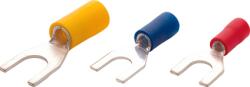 Plastim Terminale izolate tip furcă 0.5-1.5 mm2, M6, roșu, set 200 buc. - Plastim PCK-601 (PCK-601)
