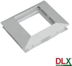 DLX Electric Rama alba simpla pentru aparataj 45x45 mm (2 module) - DLX (DLX-102-11)