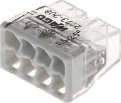 WAGO Conector compact de îmbinare WAGO 2273-208, 8 poli, max. 2.5 mm2, set 50 buc (2273-208)