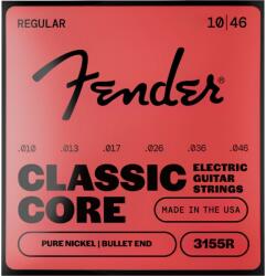 Fender Classic Core Bullets 3155R, Pure Nickel, Bullet End, 010-046