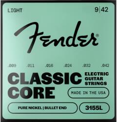 Fender Classic Core Bullets 3155L, Pure Nickel, Bullet End, 009-042