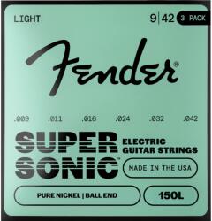 Fender SuperSonic 150L (3-Pack), Pure Nickel, Ball End, 009-042