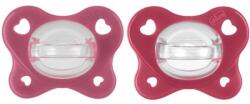 Chicco Suzeta Physio Dual Soft silicon fată 16-36m, 2 buc (AGS73086.51)