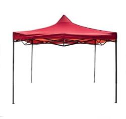 Z-tools Cort Tip Pavilion Metalic pentru Gradina, Z Tools, Rosu, Impermeabil 3 x 3 m (ZLN-ZTS5661) Cort