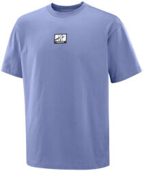 Salomon Wild Rays Label SS Tee Mărime: L / Culoare: albastru (LC2845100050)