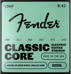 Fender Classic Core Bullets 3255L, Nickel-Plated Steel, Bullet End, 009-042