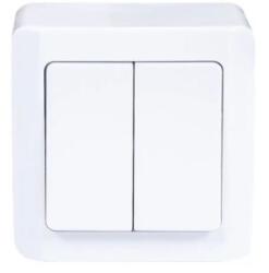 Zilan Intrerupator Dublu, pentru Quatric, 10 A, 250 V (ZLN-QC-6-0315)