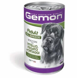 Gemon 1250g konzerv Adult Borjú, máj & Zöldségek