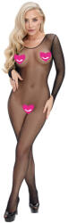 Cottelli Collection Crotchless Net Catsuit 2551896 Black S/M/L
