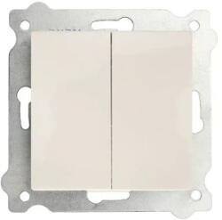 Karell Exen Intrerupator Dublu 10 A, Exen, 250 V Alb (ZLN-290-000102-202)