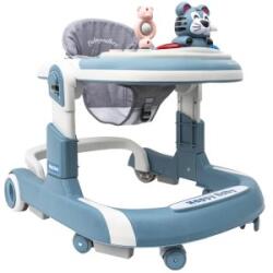 Z-tools Premergator cu 6 Roti Silentioase, Z Tools, 6 Luni+, Sezut Reglabil, Pliere Usoara, Albastru (ZLN-ZTS9132)
