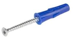 Rawlplug Dibluri Universale prin Infiletare, 8 x 40 mm, cu Surub de 5 x 60 mm, 50 Bucati (ZLN-4ALL-08+5060)