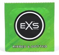 EXS Condoms Ribbed and Dotted Condoms 3 db