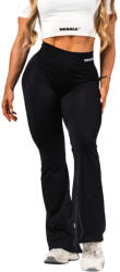 Nebbia Colanți pentru femei Flow Seamless High-Waist Sculpting Flared Leggings 498 BLACK L