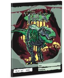 Ars Una Ars Una: T-Rex dinoszauruszos sima lapú füzet A/5 (53613462)