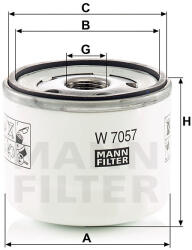 Mann Filter W7057 olajszűrő, W7057