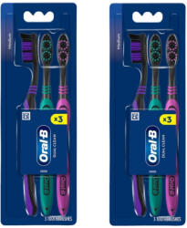 Oral-B Dual Clean fogkefe közepes erősségű sörtékkel (2x3 db)