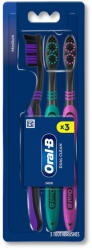 Oral-B Dual Clean fogkefe közepes erősségű sörtékkel (3 db)