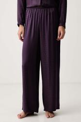 BOSS pantaloni de pijama pentru femei din vâscoză B Monogram_Pants TW 9BY2-BIDYOO_49X (50570988)