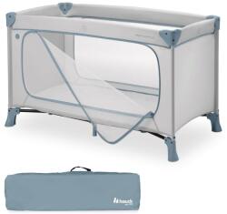 Hauck Dream N Play Plus Utazóágy Babáknak XL Játszónyílással - Dusty Blue