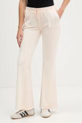 Juicy Couture velúr melegítőnadrág CAISA LOW RISE PANT - bézs M