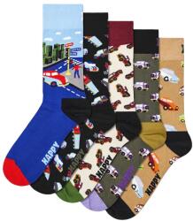 Happy Socks șosete cu bumbac pachet de 5 99KK-LGUZZS_MLC (P007013)