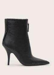 AllSaints botine cu toc înalt pentru femei din piele Vera Zip Boot 9BY2-OBDW1L_99X (W030FF)