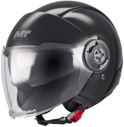 MT Helmets Casca MT Helmets Viale SV S Pure - Integrală, negru, Ochelari soare incluși (132500PA110)