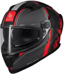 MT Helmets Casca MT Helmets Braker SV Charm - Integrală, negru rosu mat, ochelari soare incluși (1346C40152)