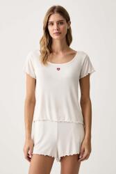 HUGO tricou de pijama pentru femei din modal HEART T-SHIRT 9BY2-BIDZZ0_01X (50566639)