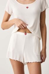 HUGO pantaloni scurți de pijama pentru femei din modal HEART SHORTS 9BY2-BIDZZ1_01X (50566638)