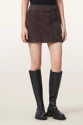 AllSaints fustă din piele RENAI 9BY2-SDDZGZ_89X (W029RF)