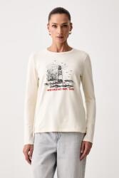 Weekend Max Mara longsleeve pentru femei cu bumbac WKDVICINO 9BY2-BUDZOU_01A (2625946052600)
