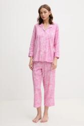 Lauren Ralph Lauren pijama din două piese pentru femei din bumbac 9B81-BID0BK_30A (I819702)