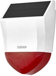OSRAM Smart+ WIFI Riasztó, kültéri IP65, piros LED jelzőfény, USB-C | napelem | Li-Ion tölthető, fehér