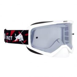 SPECT Eyewear Ochelari de motocross Red Bull Spect Evan, albi, lentile fumurii/argintii (M150-928)