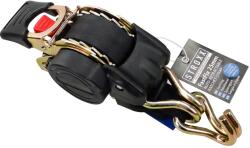 STROXX Chinga de ancorare cu clichet si retractie automata STROXX rezistenta 600 kg latime 25 mm lungime 4 metri culoare neagra