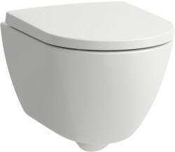 Laufen Pro X csendes öblítésű fali kerámia WC csésze LCC Active bevonattal és duroplast ülőkével, fehér H866863A000001 (H866863A000001)