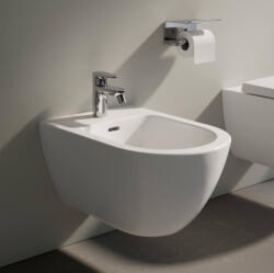 Laufen Pro X rejtett rögzítésű fali kerámia bidé csaplyukkal és túlfolyóval, fehér H8308600003041 (H8308600003041)