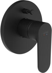 Laufen Pro X falba süllyesztett egykaros kádcsaptelep beépített biztonsági rendszerrel, matt fekete HF506975198000 (HF506975198000)