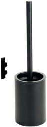 Bemeta Dark WC kefe tartó 90x365 mm, fekete 104913120 (104913120)
