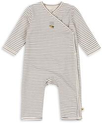 Konges Sløjd gyerek pamut elasztán rugdalózó BASIC NEWBORN ONESIE GOTS - fehér 62