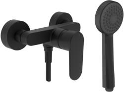 Laufen Pro X fali egykaros zuhanycsaptelep zuhanyszettel, matt fekete HF506950198600 (HF506950198600)