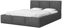 GM Grafit IZABELLA kárpitozott franciaágy ágyneműtartóval Méret: 180x200