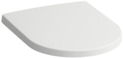 Laufen Pro X levehető Duroplast WC ülőke króm zsanérokkal, matt fehér H8918627570001 (H8918627570001)