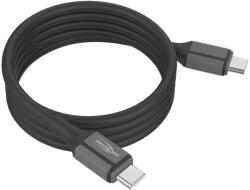 ANSMANN silicone cable USB-C to USB-C (black, magnetic, 120cm) (1700-0204) - pcone