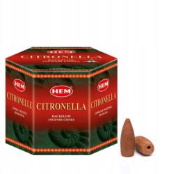 HEM Visszaáramló füstölő kúpok 40 db Hem Citronella (800181)