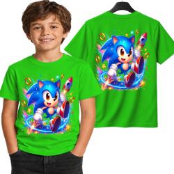  Gyerek Póló Zöld Sonic Figura A Varázslatos Világban L 152 CM